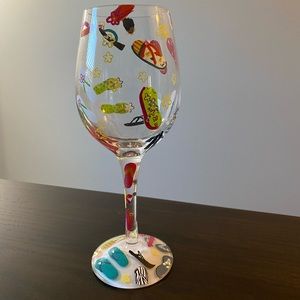 Lolita “Flip flop” wine glass